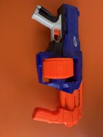 Pistolet NERF Surgefire, système mécanique, pas de pile.