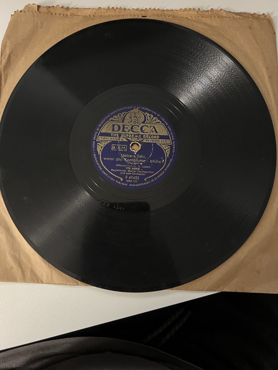 Schallplatten: Lys Assia Meine Heimat ist dort Schellackplatte – Gebraucht aus Niederrohrdorf von beniledergerber 1