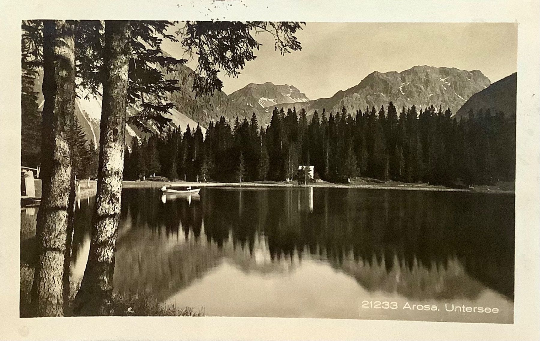 Cartoline postali: AROSA Untersee - Natur – Usato da Root venduto da ENGLAND-TREASURES 1