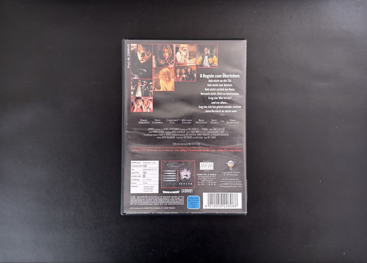 Tutti i DVDs: Scream - Schrei! – Usato da Weinfelden venduto da A.G.G 2
