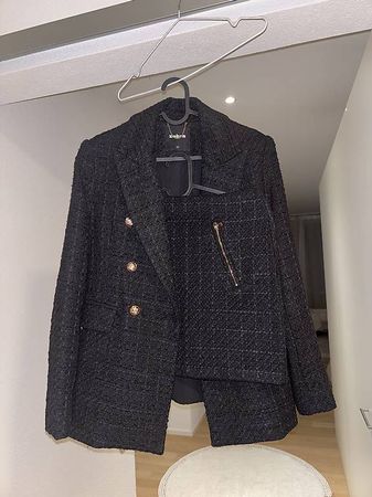 Elegantes Blazer und Rock Set Zebra Gr. XS