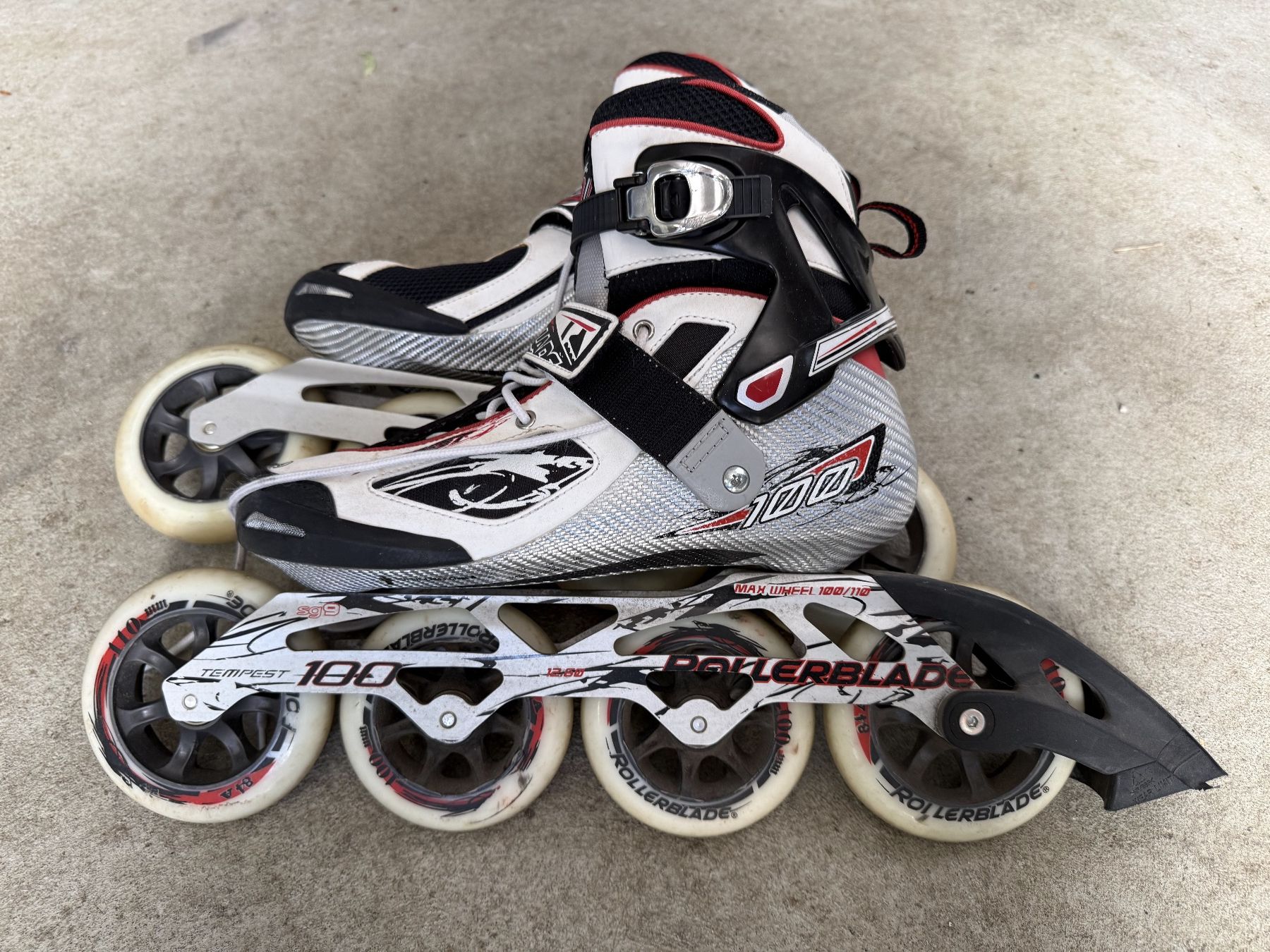 Inline-Skating & Rollschuhe: Rollerblade Tempest 100 Inlineskates Gr. 41 – Gebraucht aus Meilen von MockUrs
