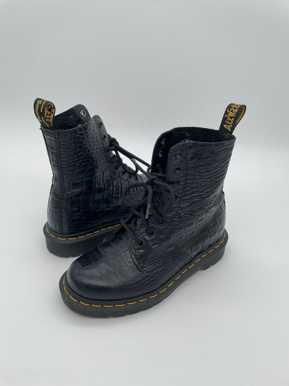 Dr. Martens Scarpe da donna: Dr. Martens 1460 8-Loch Croc Emboss EU 36 – Nuovo (secondo la descrizione) da Zürich venduto da shoe_shop 6