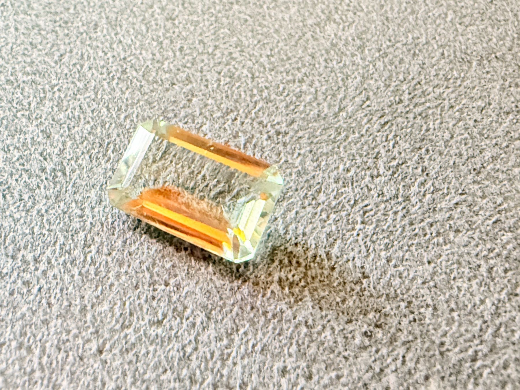 Pietre preziose: Natürlicher Prasiolite,  7,65ct, facettiert. – Nuovo (secondo la descrizione) da Zuerich venduto da SonderArt-Wertgut 1