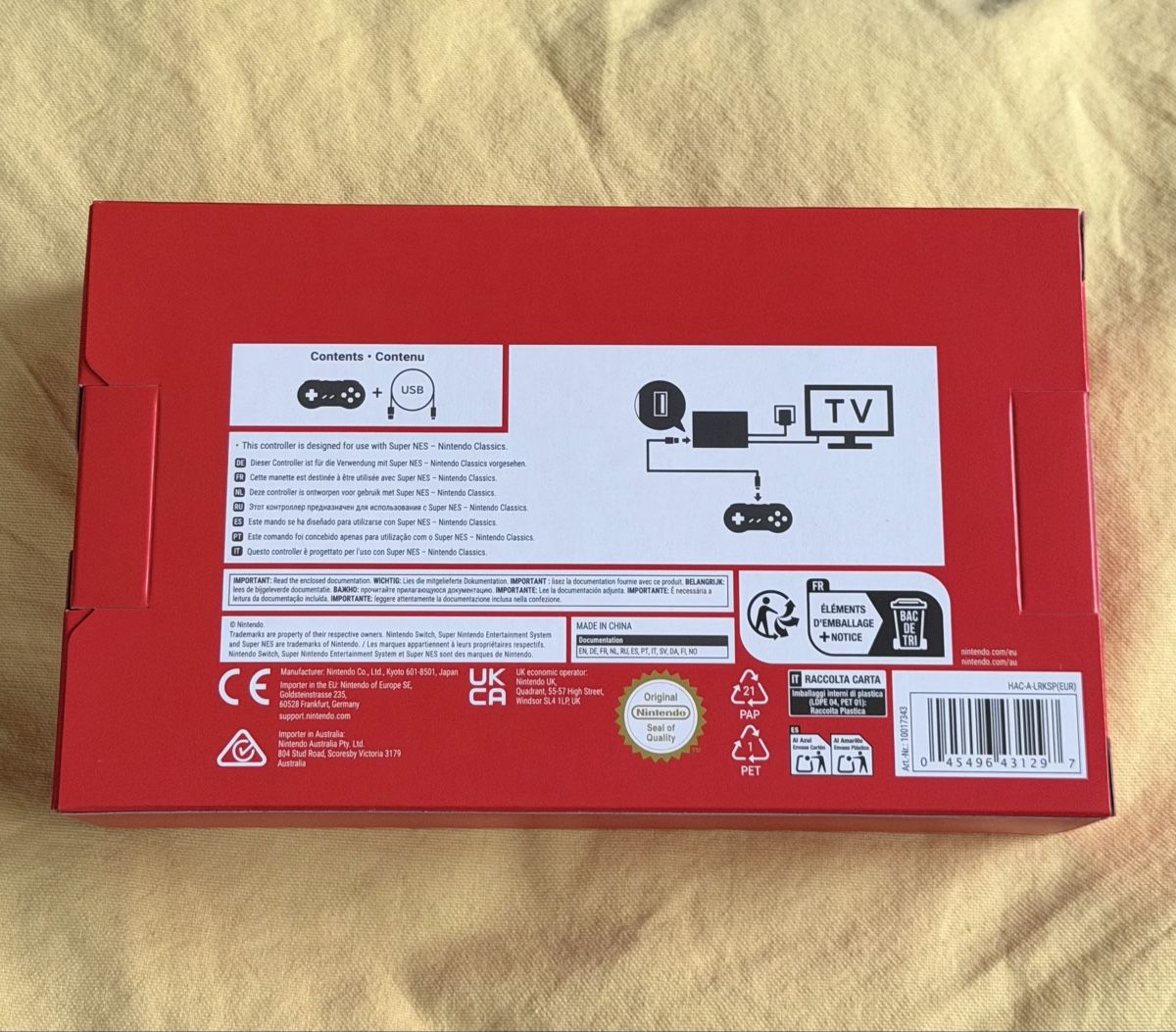 Nintendo Controller: NEU SNES Controller Nintendo Switch Online – Nuovo e nell'imballaggio originale da Küsnacht ZH venduto da thirtytwo 1