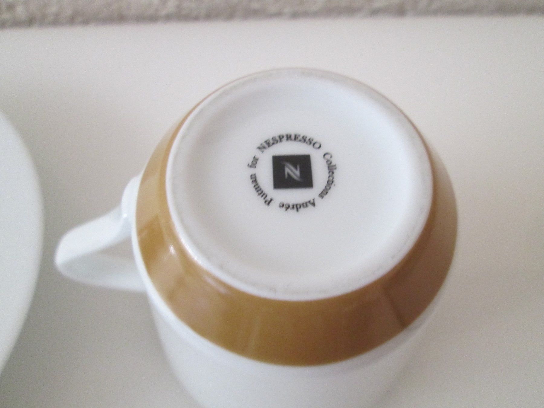 Nespresso Tazze: 4 Nespresso Kaffeetasse mit Unterteller -Ritual – Usato da Movelier venduto da KRASI61 6