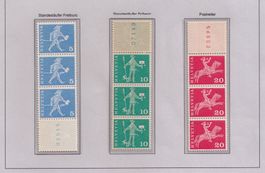1960/63_355RM-358RM im 5er-Streifen MIT KONTROLLNUMMERN ! **