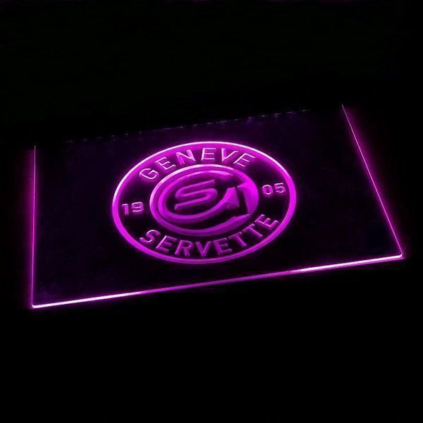 Foto & Immagini: LED Neon Lichtbild HC Geneve Servette – Nuovo e nell'imballaggio originale da Matten b. Interl venduto da Sportsness
