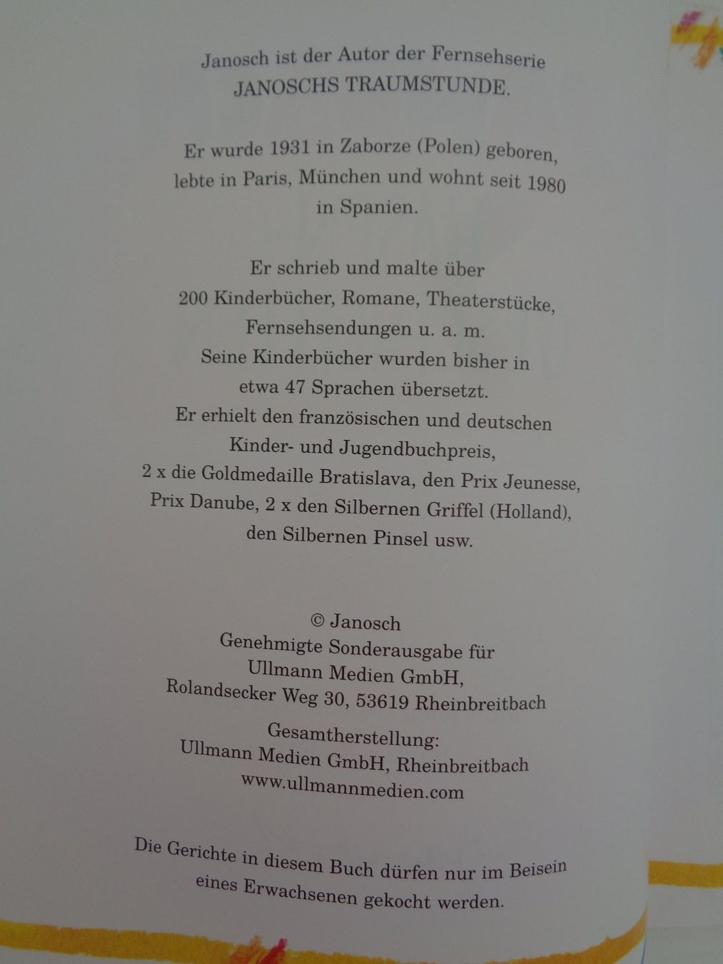 Bücher: Janosch - Hasen-Geschichten mit Stickern – Gebraucht aus Chur von Oregano1 2