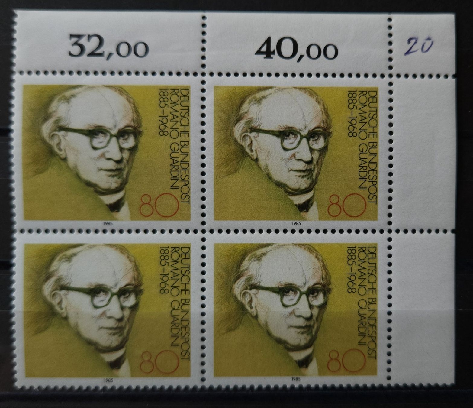 Tutti i francobolli: Deutschland-Mi 1237 Viererblock ** (6) – Nuovo e nell'imballaggio originale da Hittnau venduto da stamps_and_coins
