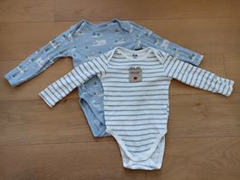 2 Langarm Bodies Gr. 86-92 winter 