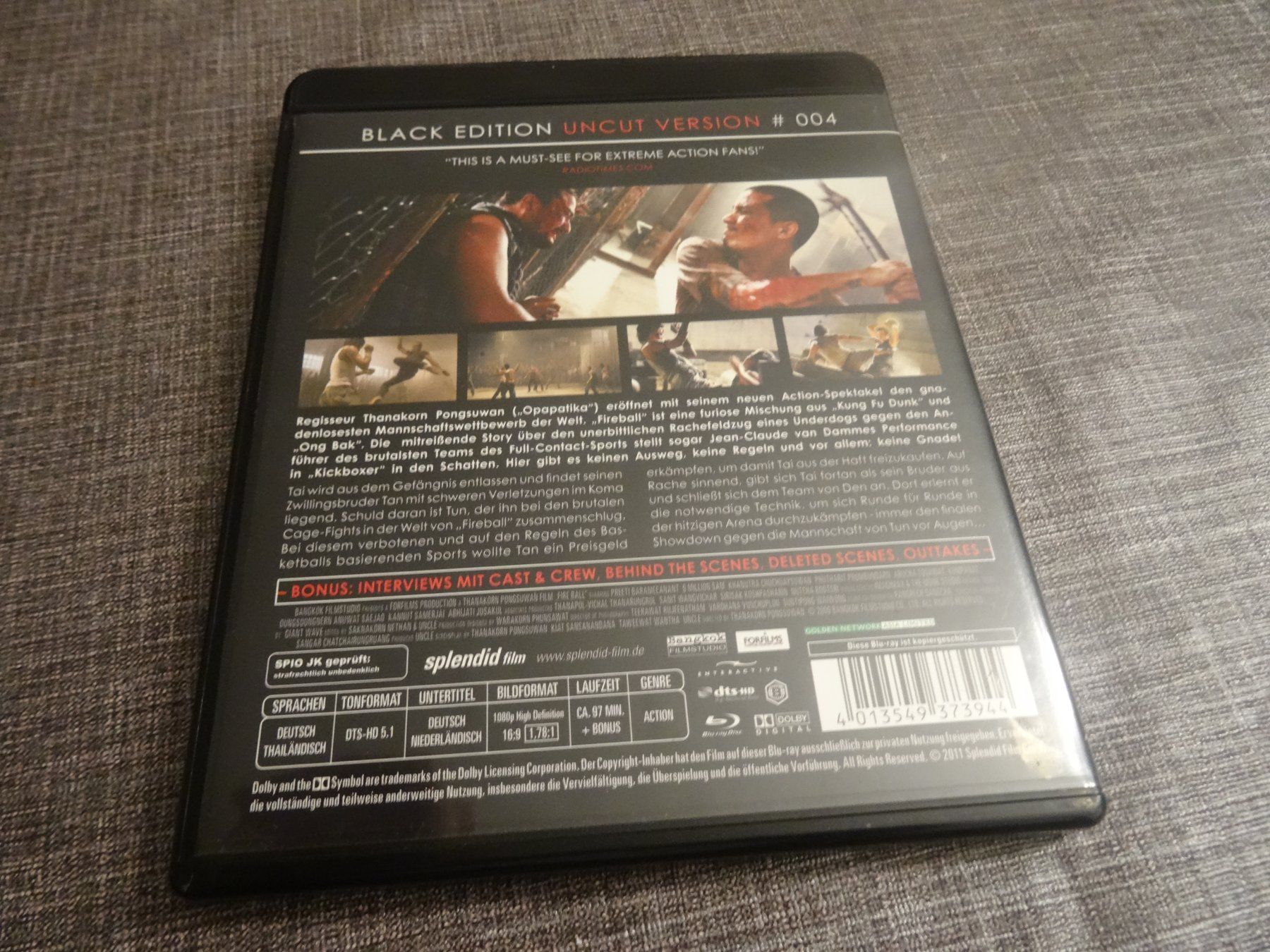 Tutti i DVDs: Fireball Blu-ray Black Edition Uncut – Usato da Olten venduto da Disc-Verkauf 2