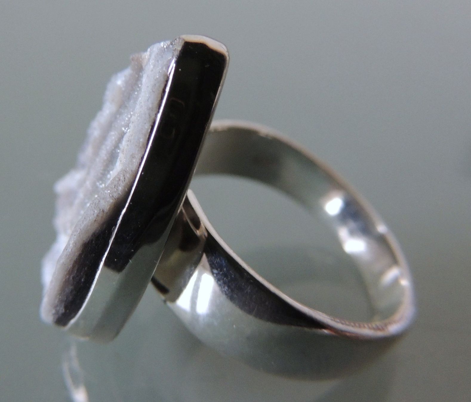 Anelli: Quarz Desert druzy Silber 925 Fingerring – Nuovo e nell'imballaggio originale da Waldenburg venduto da schaller707 4