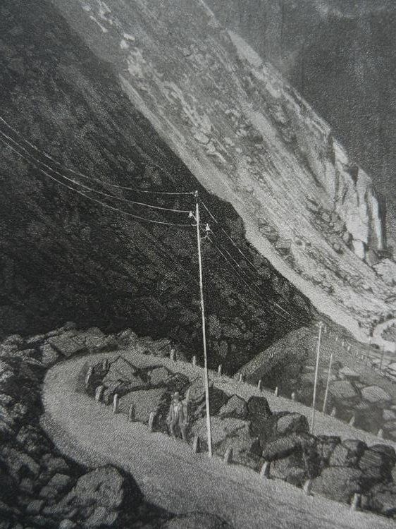 Gravures: Die Gotthard Strasse Schöllenen – D'occasion à Risch par Rischli15 3