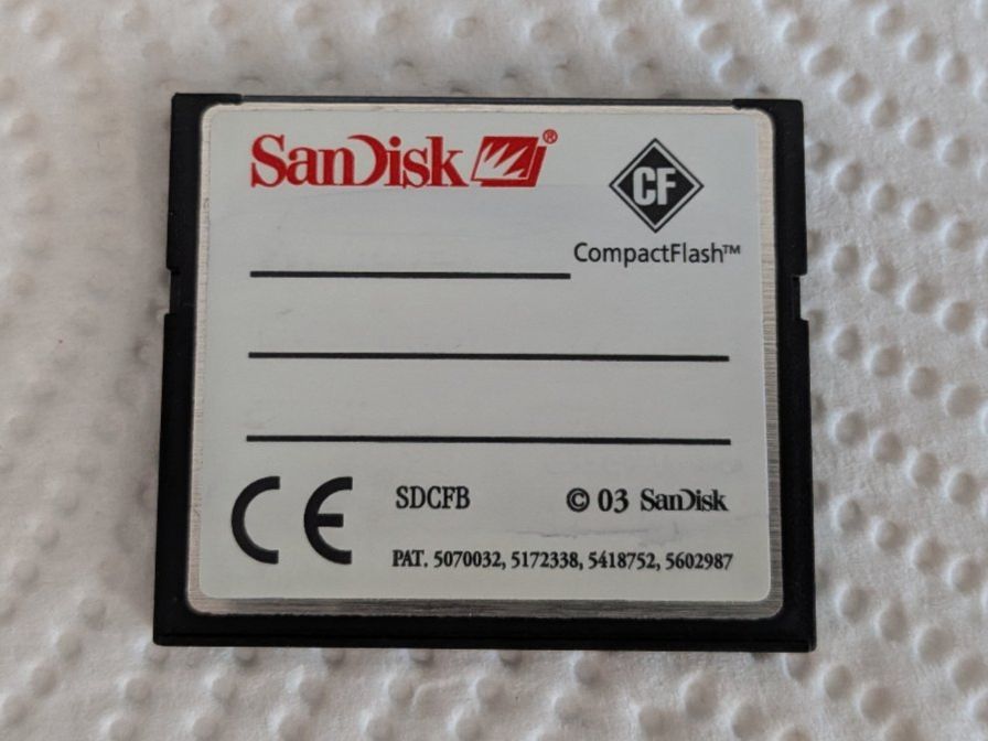 Sandisk Schede di memoria: Compact Flash Karte 1GB Sandisk – Usato da Münsingen venduto da Rufer34 2