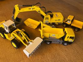 4 Siku-Modelle - Baumaschinen eh. Sondermülldeponie Kölliken