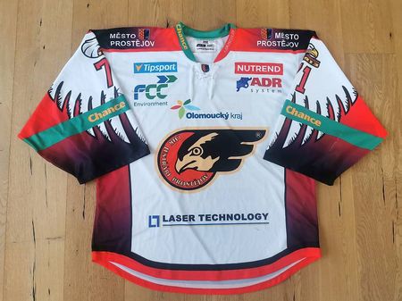 Prostejov Gameworn Eishockey Trikot Wolf