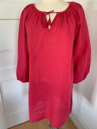 La Redoute Damen Kleid, Gr. 38, 100% Leinen, Pink