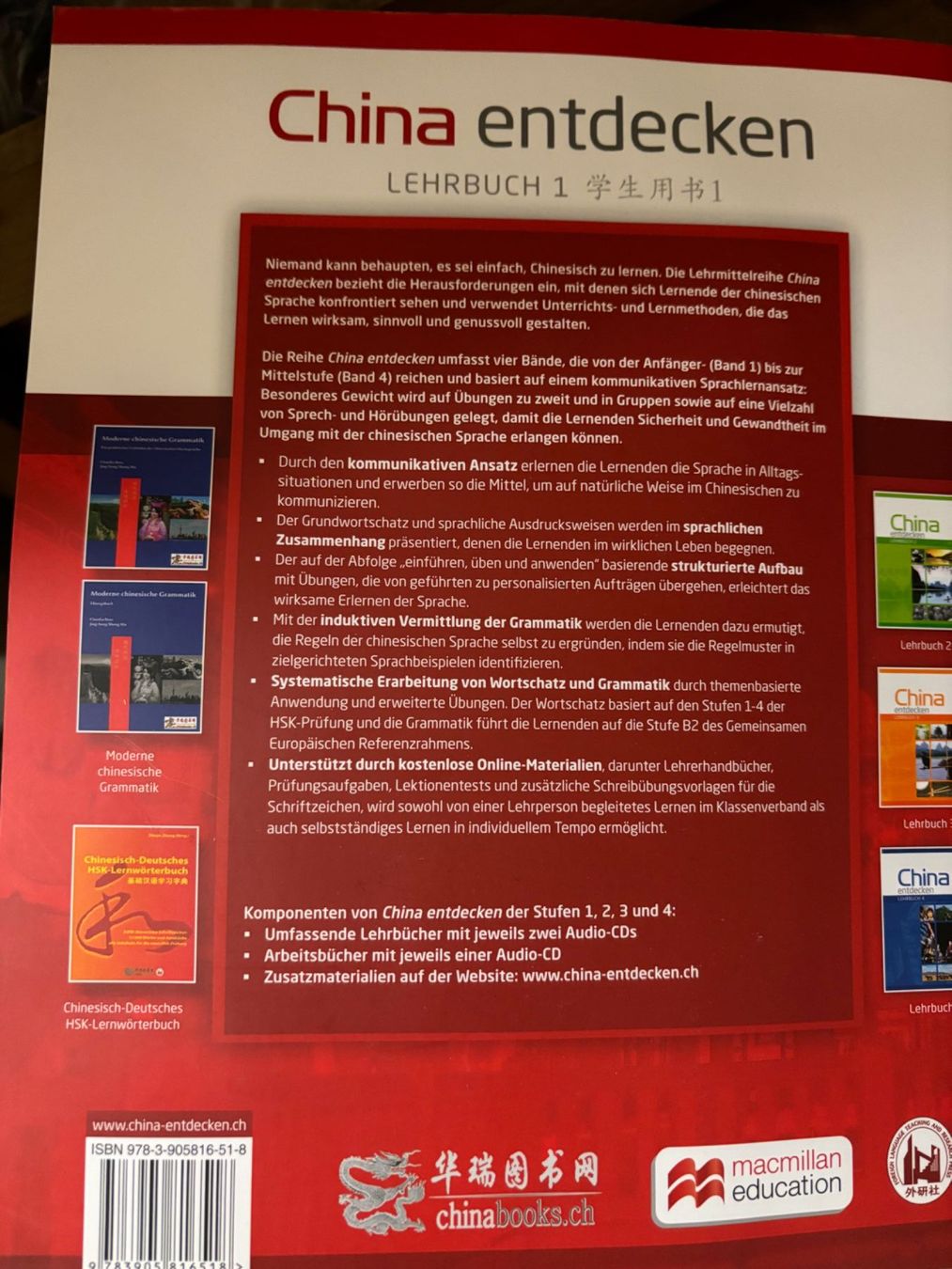 Bücher: China entdecken Lehrbuch 1 – Neu (gemäss Beschreibung) aus Winterthur von Sunshine143 1