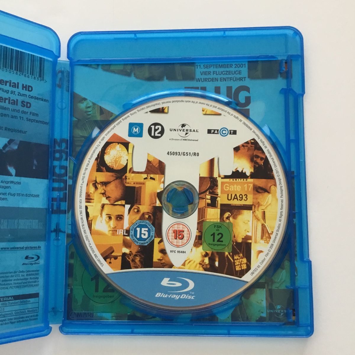 Tutti i DVDs: Flug 93 - Blu Ray - Neu Wertig – Nuovo (secondo la descrizione) da Blauen venduto da berlingo65 2