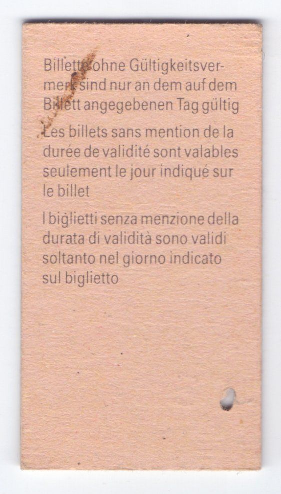 Biglietti: Billette Selzach - Solothurn West – Usato da Langenthal venduto da Sammlungs_aus 1