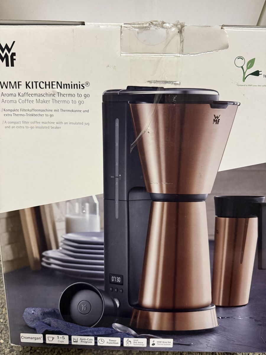 WMF Macchine per caffè & Macchine per espresso: WMF Kaffeemaschine Thermo to go mini Kupfer – Usato da Zürich venduto da ulli_sta01 2
