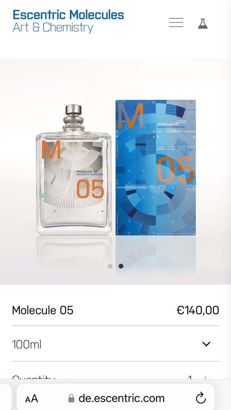 Profumi & Eau de Toilette: Molecule 05 by Escentric Molecules 70 ml – Usato da Chêne-Bougeries venduto da Seetooyoo 7
