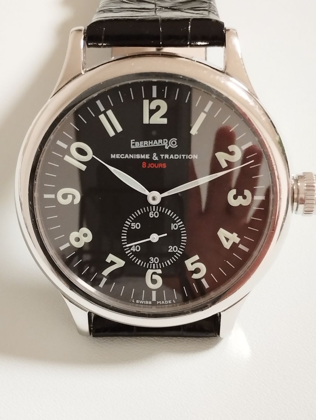 Eberhard & Co. Uhren: EBERHARD & Co TRAVERSETOLO 8 JOURS HANDAUFZUG – Gebraucht aus Zürich von MY-WATCH24 3