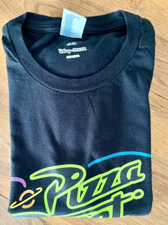 Disney Pixar Pizza Planet T-Shirt Schwarz Gr. S