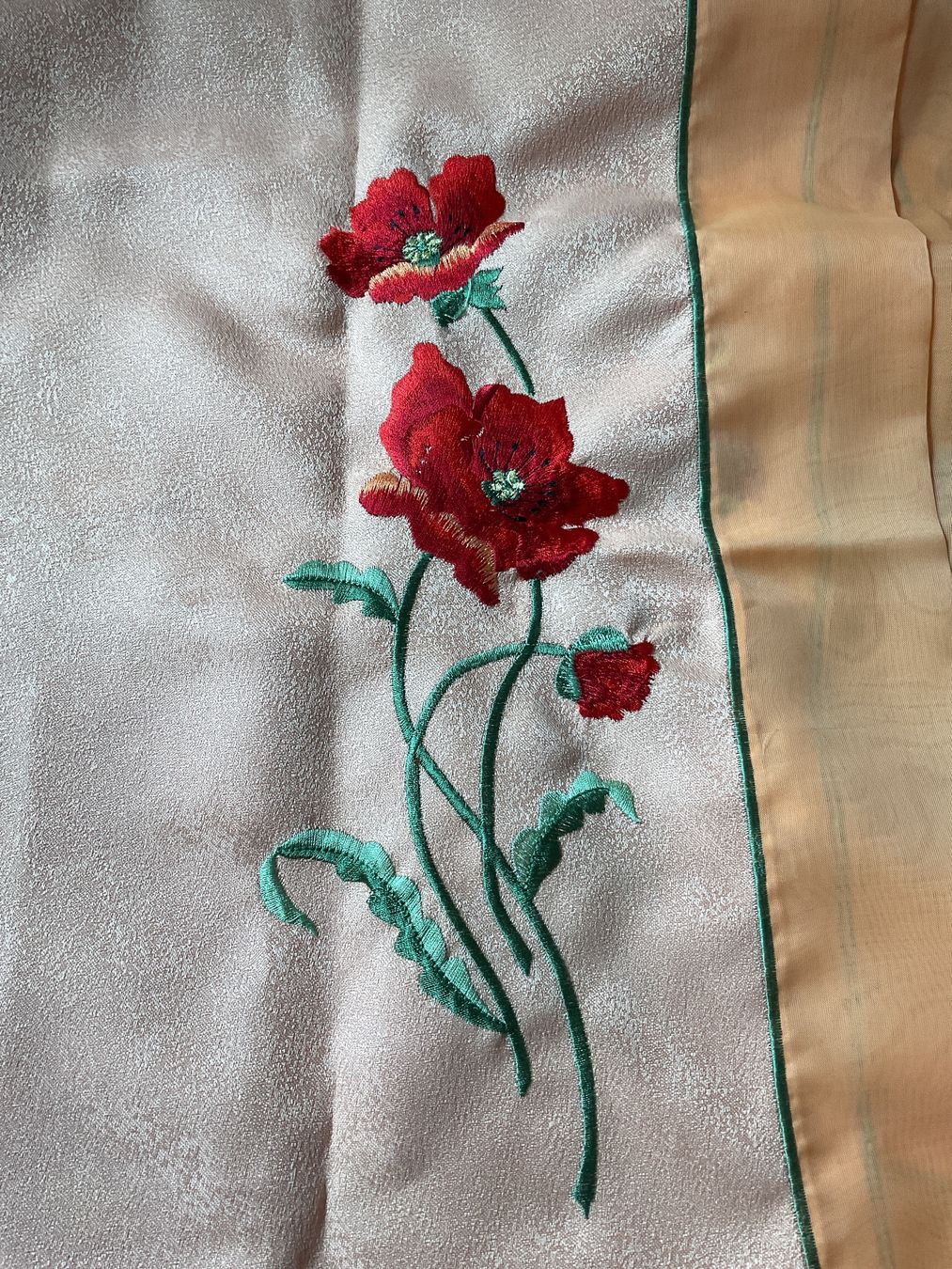 Altra biancheria da tavola: Tischdecke/Mitteldecke, Mohnblumen, orange, Polyester – Nuovo (secondo la descrizione) da Tecknau venduto da Gluschtikum 3