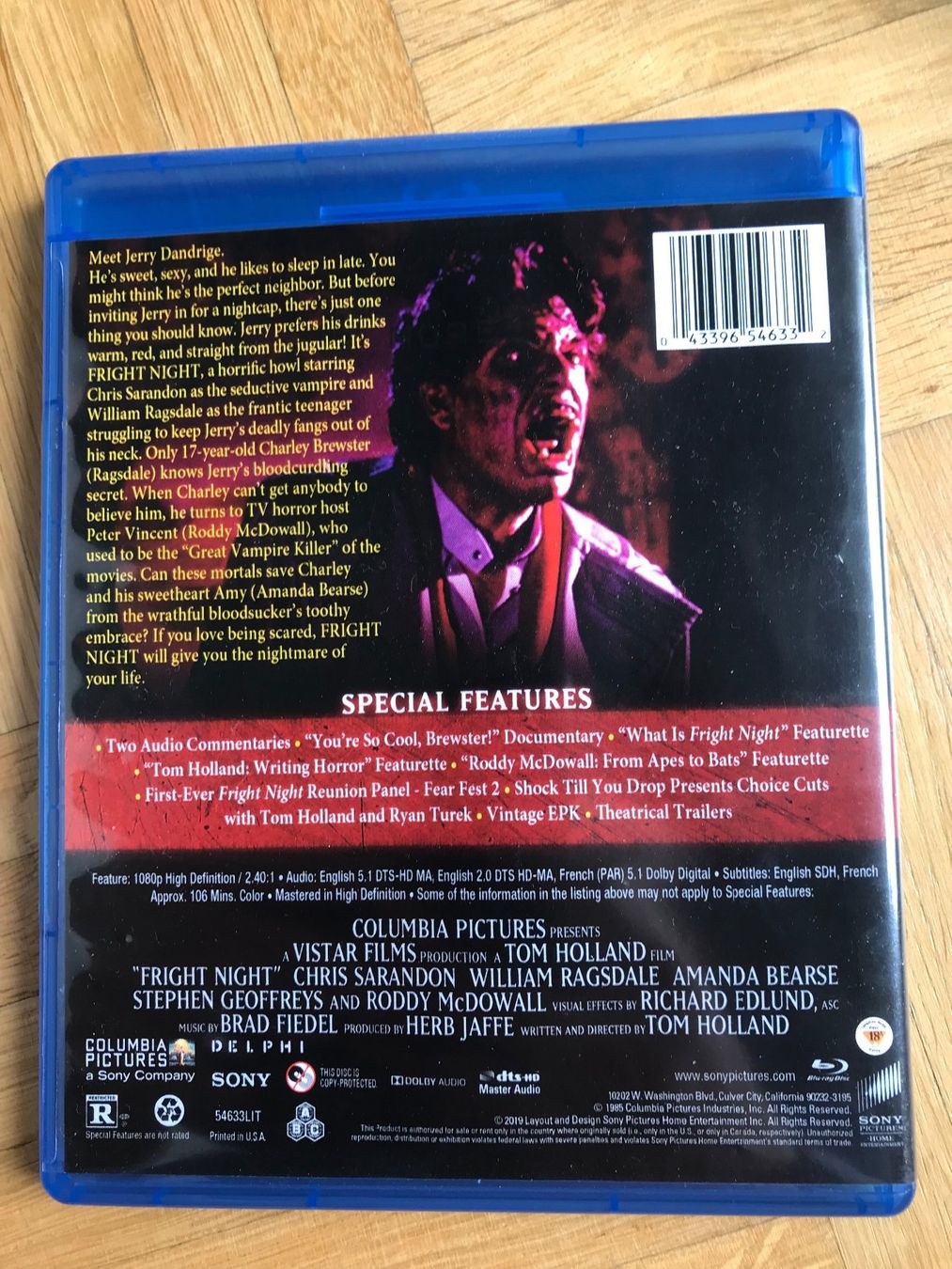 Tutti i DVDs: Fright Night - Blu-ray – Nuovo (secondo la descrizione) da Zürich venduto da Malcom 2
