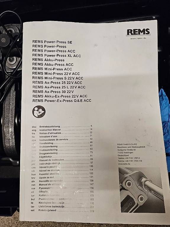 Tutte le macchine: REMS Mini-Press 22V – Nuovo (secondo la descrizione) da Zürich venduto da mimi_zh 3