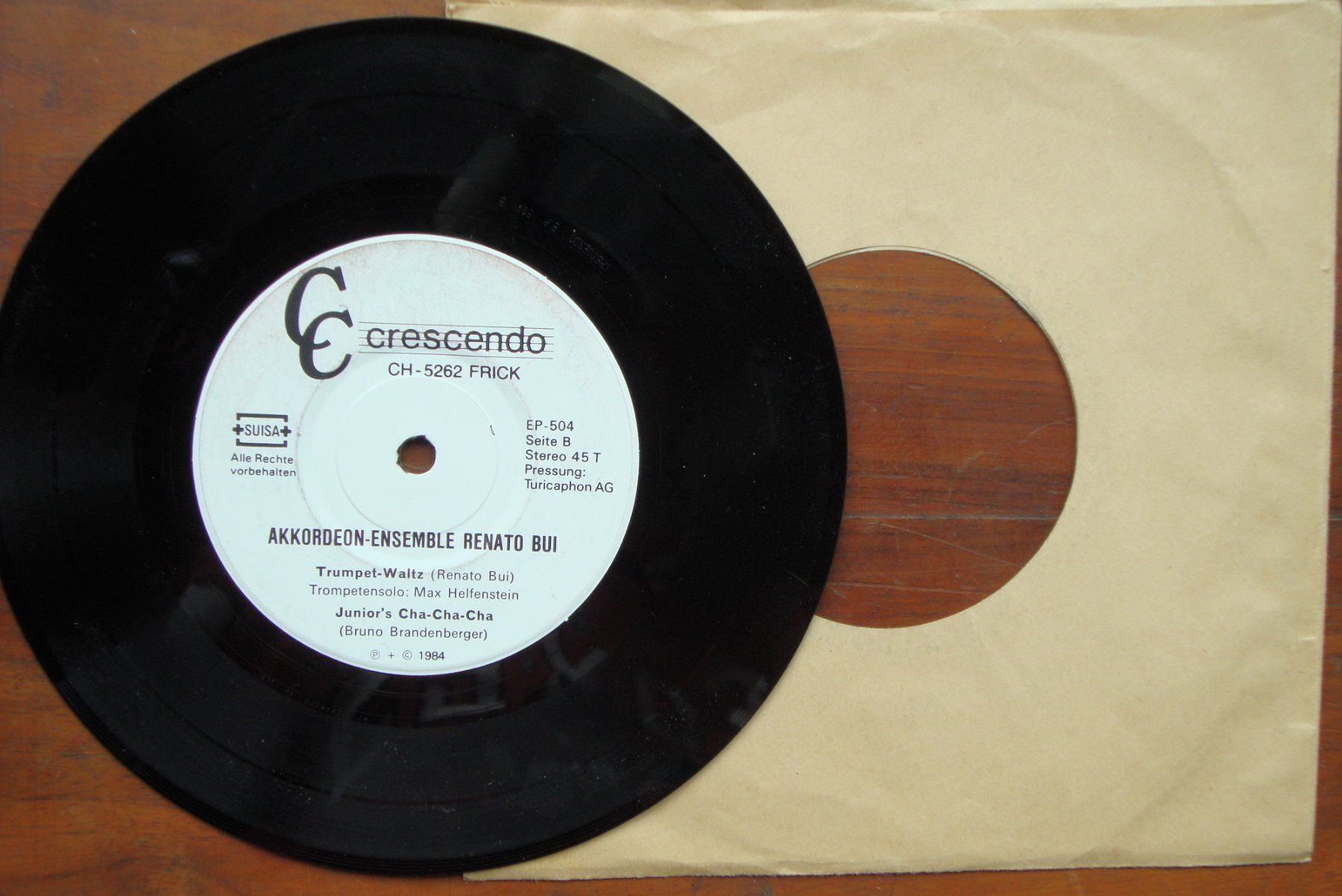 Dischi in vinile: RENATO BUI - JUNIOR'S CHA CHA CHA etc – Usato da Bern venduto da Uli_10_11 1