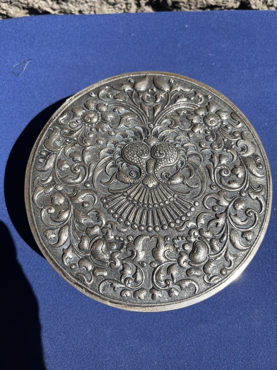 Altro in Decorazioni & Accessori: Dosee mit Deckel ZN 800 versilbert floral graviert – Usato da Brienz BE venduto da hey_z9vg 1