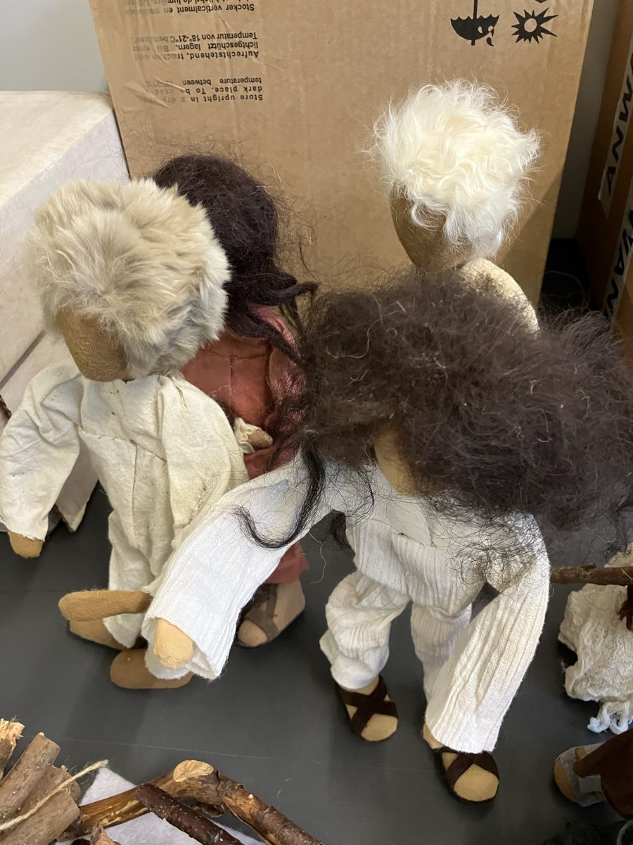 Figurines: Krippenfiguren aus Stoff / Weihnachtskrippe – D'occasion à Aarburg par Wendepunkt_Fundgrube 2