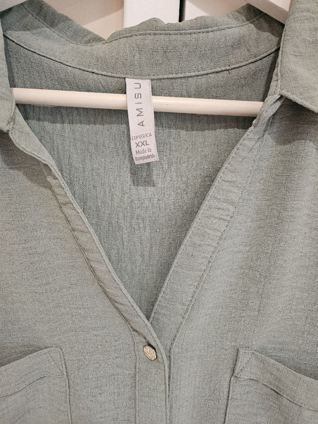 Camicette: Blusentop Amisu gr.XXL grün – Usato da Allschwil venduto da na.wi.90 1
