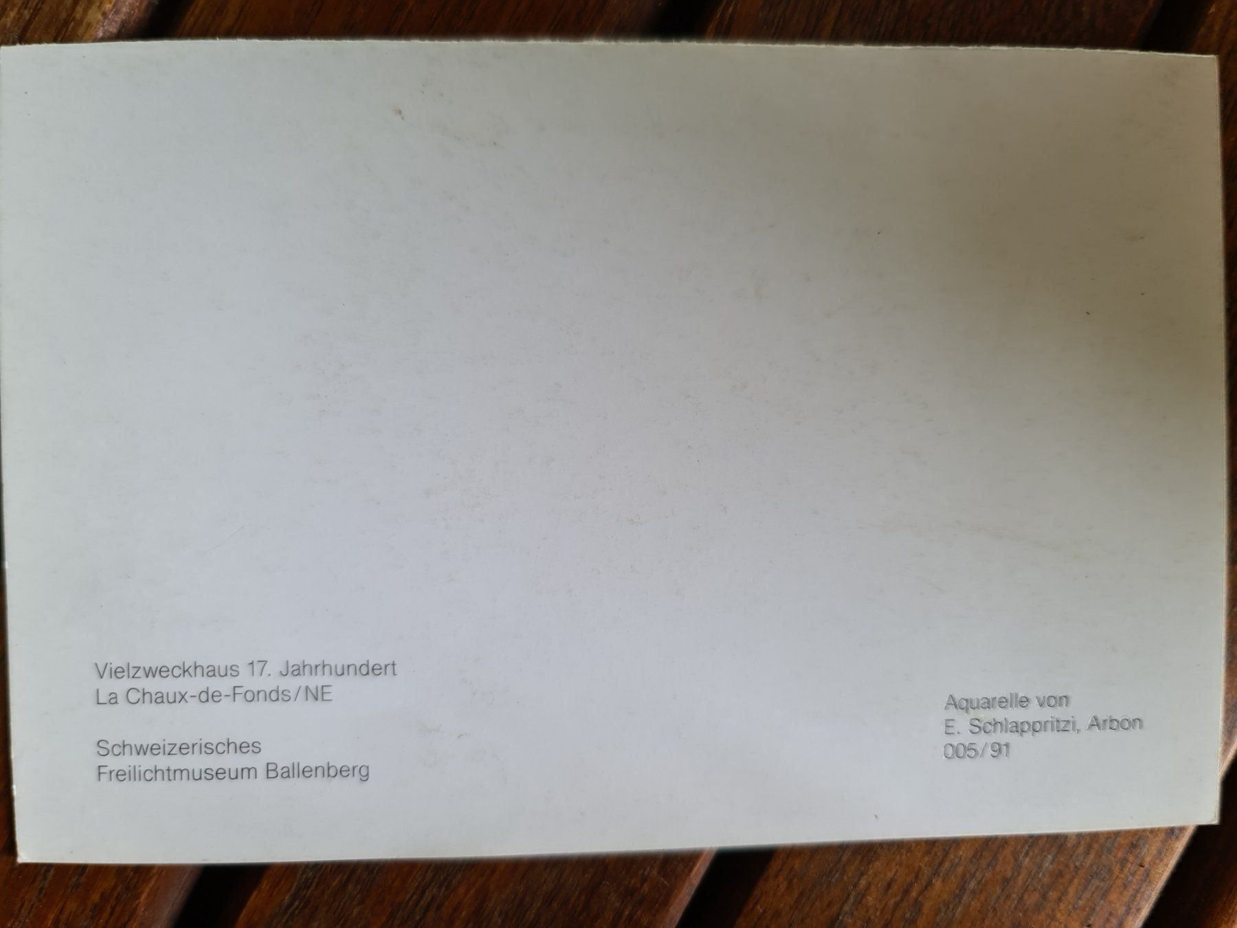 Cartoline postali: Ansichtskarte Frelichtmuseum Ballenberg – Usato da Dintikon venduto da Vexi 1