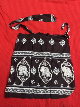 Wickelrock Elefant Print Gr. S/M Viskose 🖤