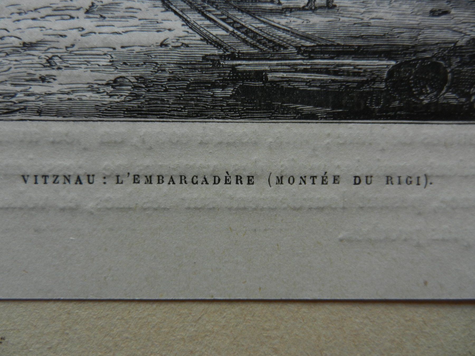 Gravures: Vitznau Talstation Rigibahn – D'occasion à Risch par Rischli15 2