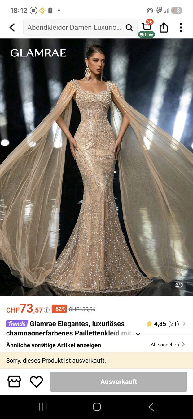 Robes: abendkleid  – D'occasion à Inwil par mic_htq6