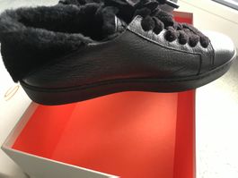 Santoni Wintersneakers gefüttert Gr. 38.5 schwarz