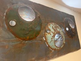 Tableau sculpture murale Artopia