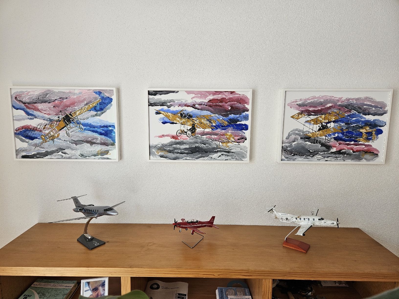 Gemälde: Spezielle Bilder für Flugfans – Gebraucht aus Obfelden von HBCQW