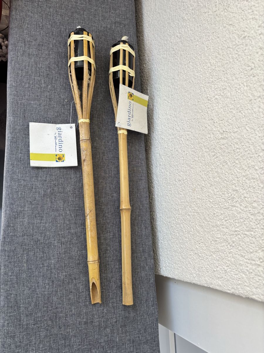Lampen: 2 torches en bambou  – Neu (gemäss Beschreibung) aus nods von Tozzifan