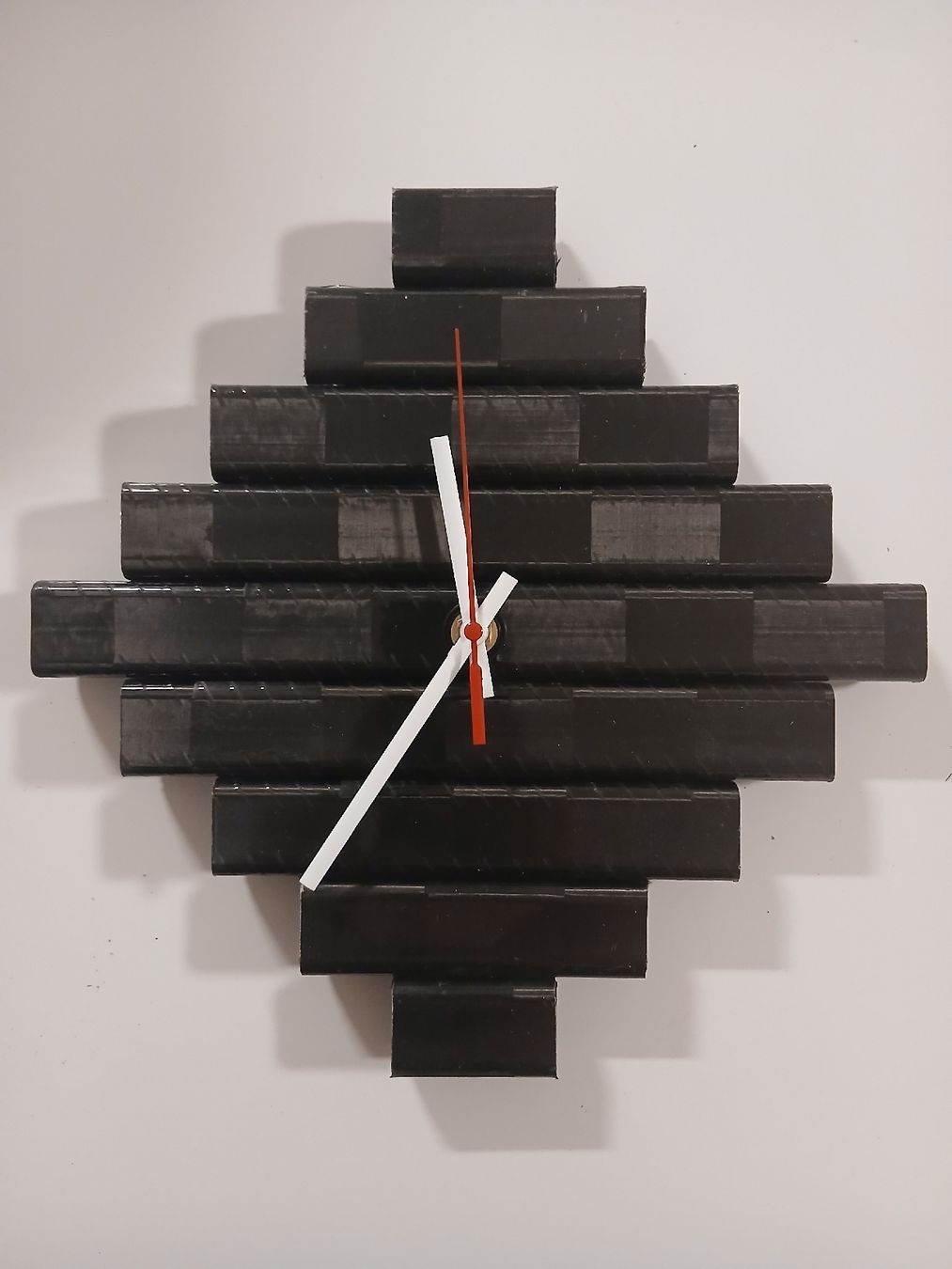 Uhren: Hockey stick clock total black carbon look  – Gebraucht aus Taverne von damigiano