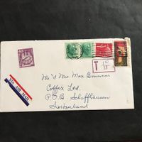 NP Brief aus USA mit T-Entwertung auf Zst 362