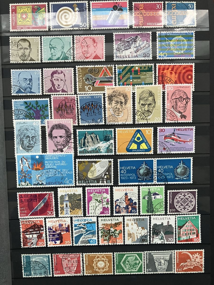 Tutti i francobolli: CH Schweiz 1960-79 6s – Usato da Cham venduto da Diablo1232 3