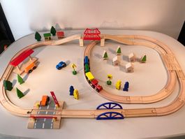 Brio-Bahn (1) Holz mit diversem Zubehör