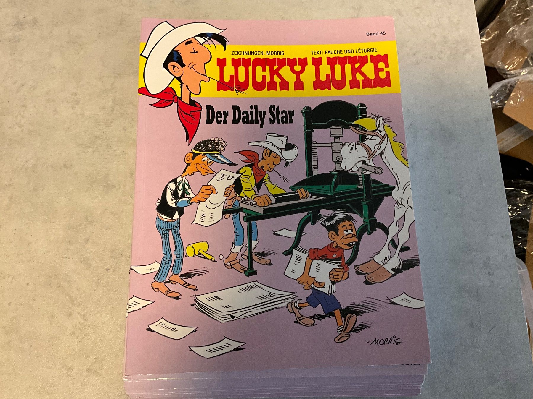Fumetti: Lucky Luke Comic, Band 45, Der Daily Star – Usato da Agriswil venduto da Ueli03