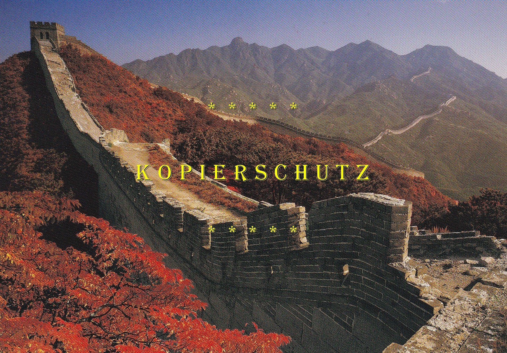 Cartoline postali: China - Die grosse Mauer /ay – Usato da Hombrechtikon venduto da Rudolf07